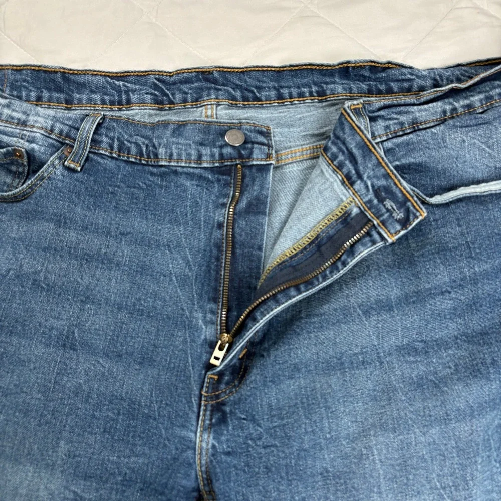 Levi's 541 Athletic Taper Jeans Men's W48 L30 Medium‎ Wash Stretch Denim